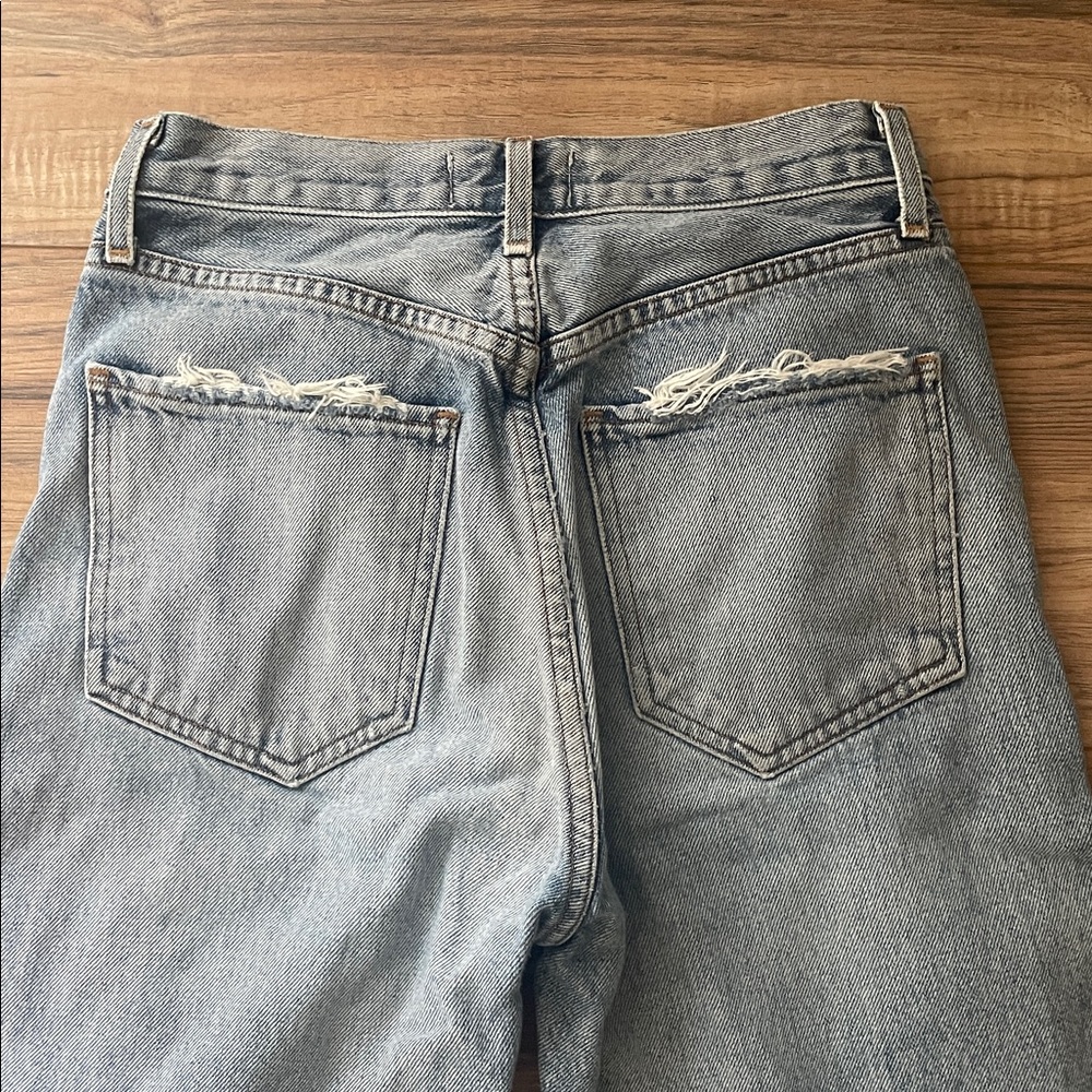 AGOLDE RILEY High Rise Straight Crop Jeans Straight Jeans 24 - Picture 8 of 8
